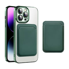 Transparent Magnetic Card Holder TPU Case for iPhone 16 Series Transparent Magnetic Card Holder TPU Case for iPhone 16 Series