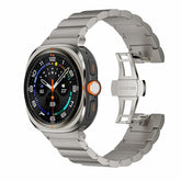Titanium Strap for Samsung Galaxy Watch Ultra 47mm – Butterfly Clasp