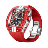 Quartz Fiber Case Richard RM Style Barrel-shaped Strap and Case Set