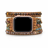 Natural Stone Handmade Braided Bracelet Watch Strap