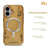 Durchscheinendes magnetisches Silikon-Case für die iPhone 16-Serie