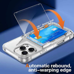 Transparent Card Holder Phone Case for iPhone 11 Series