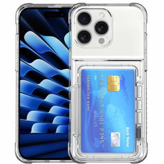 Transparent Card Holder Phone Case for iPhone 12 Series