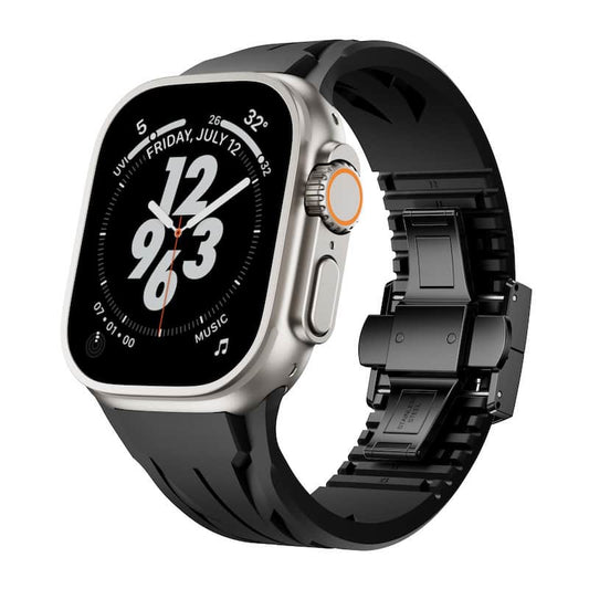 High-Performance Silicone Band with Stainless Steel Folding Clasp