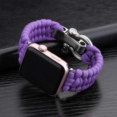 Outdoor Paracord Nylon Braided Watch Band