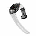  White Band+Black Clasp