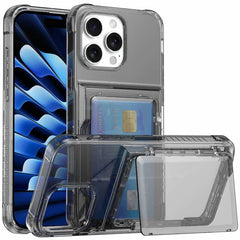 Transparent Card Holder Phone Case for iPhone 15 Series