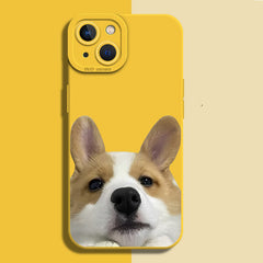 Cute Puppy Silicone Case for iPhone Series