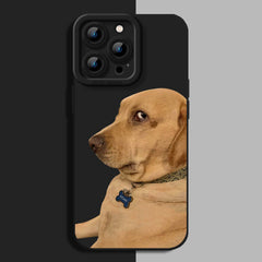Silicone Dog Pattern Case for iPhone Series