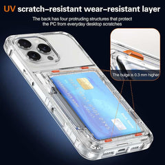 Transparent Card Holder Phone Case for iPhone 13 Series