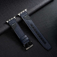 Colorblock Silicone Leather Strap