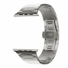 Stainless Steel  Watch Strap with Snap Clasp