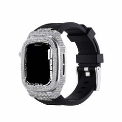 Diamond Encrusted Band  Liquid Silicone Case, Strap