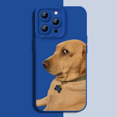 Silicone Dog Pattern Case for iPhone Series