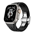  Black Band+Silver Clasp