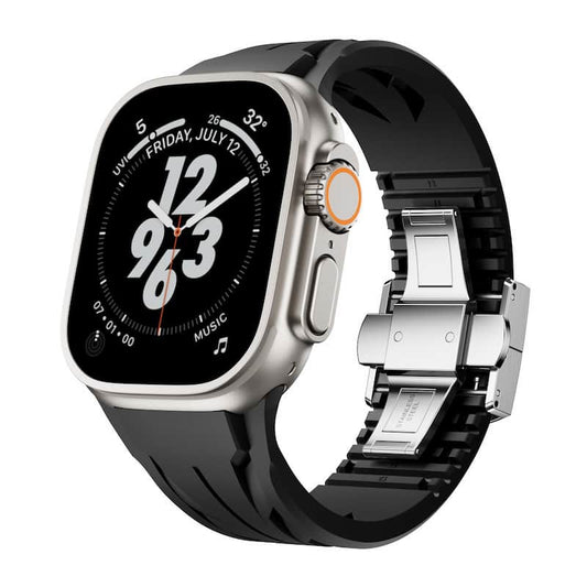 High-Performance Silicone Band with Stainless Steel Folding Clasp