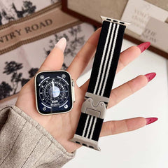 Striped Nylon Parachute Buckle Strap Band