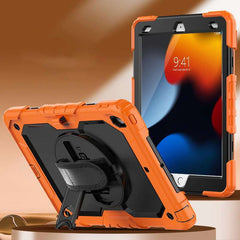 Silicone Tablet Protective Case with Strap, Stand, and Pen Slot/Pencil Holder for iPad Series