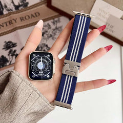 Striped Nylon Parachute Buckle Strap Band