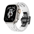  White Band+Black Clasp