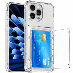 Transparent Card Holder Phone Case for iPhone 13 Series