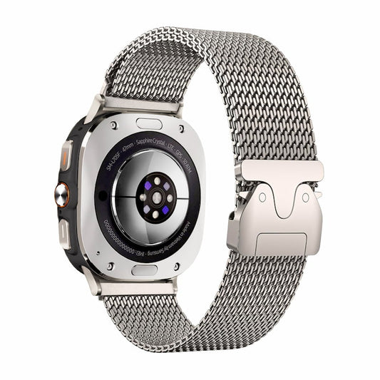 Pure Titanium Milanese Mesh Strap for Samsung Galaxy Watch Ultra - 47mm with Clasp
