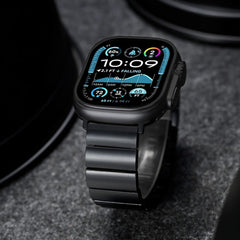 Titanium Metal Watch Band with Butterfly Clasp