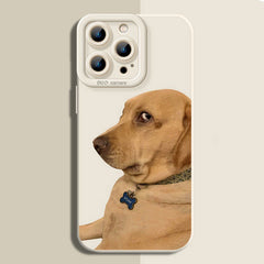 Silicone Dog Pattern Case for iPhone Series