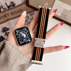 Striped Nylon Parachute Buckle Strap Band