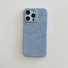 Denim Texture Leather Phone Case for iPhone 11 Series