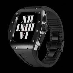 Titanium Barrel-Shaped Men's New Richard Miller RM Series Case and Band Set