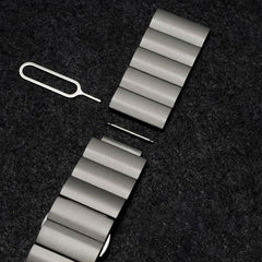 Titanium Metal Watch Band with Butterfly Clasp