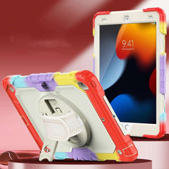 Silicone Tablet Protective Case with Strap, Stand, and Pen Slot/Pencil Holder for iPad Series
